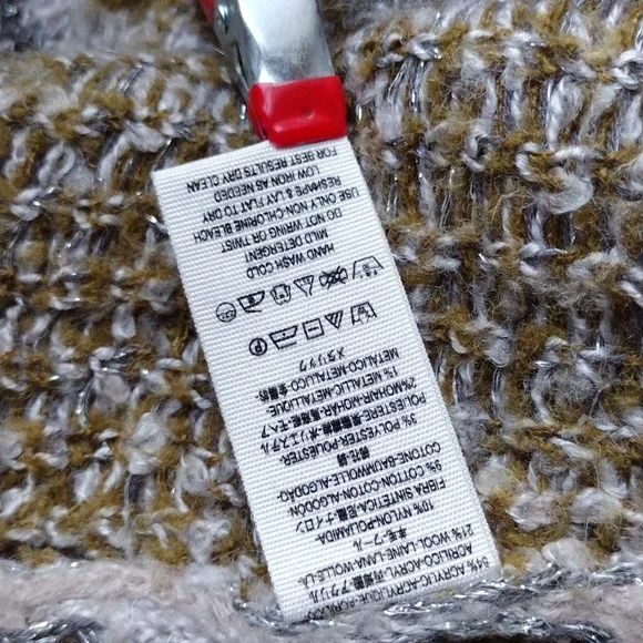 Free People Sylver Gray Knit Cardigan M - Picture 10 of 10